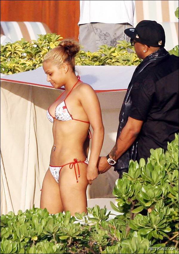 Christina Milian in Bikini in Hawaii
