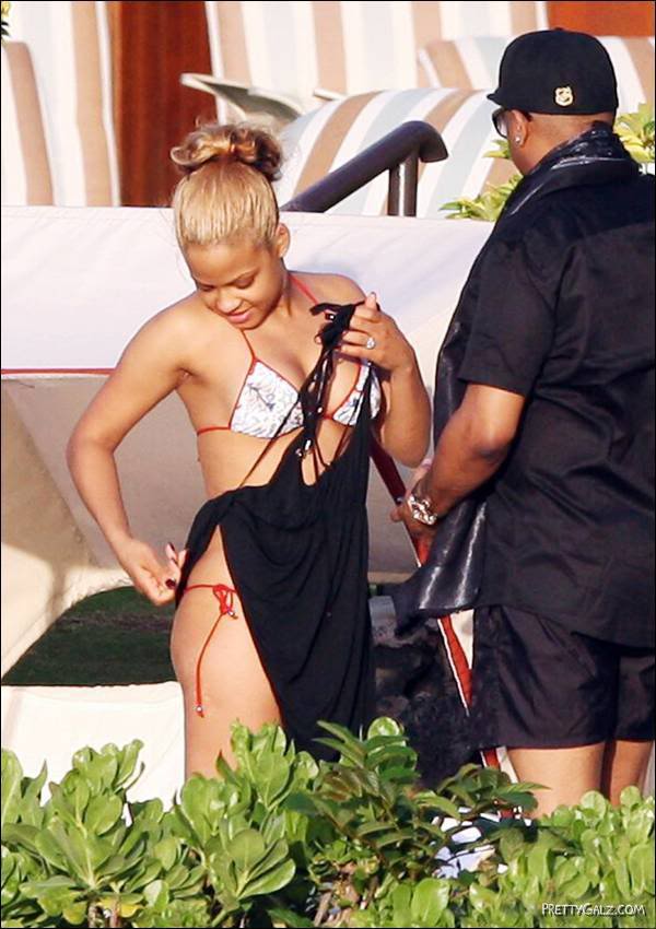 Christina Milian in Bikini in Hawaii