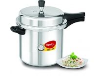 Pigeon by Stovekraft Deluxe Aluminium Outer Lid Pressure Cooker without Induction Base, 10 Litres Rs. 1499