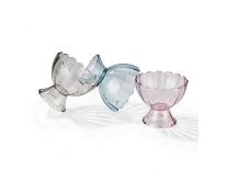 DAAS KITCHENWARE Unbreakable Ice Cream Cup/Ice Cream Bowl/Desert Bowl/Pudding Cup Bowls with Unique Design| Plastic | Colour May Vary |Set of 6 Piece, Multicolor (DAAS 4062), Standard Rs.214