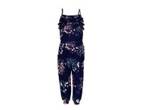 Naughty Ninos Girls Navy Blue Floral Print Jumpsuit(NEW0281DRS_Navy Blue_11-12 Years) Rs. 659
