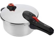 AmazonBasics Stainless Steel Outer Lid Pressure Cooker, 4 L (does not give pressure alert by whistle) Rs. 2659