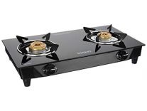 Amazon Brand – Solimo 2 Burner Glass Top Gas Stove with Manual Ignition (ISI Certified) Rs. 1989