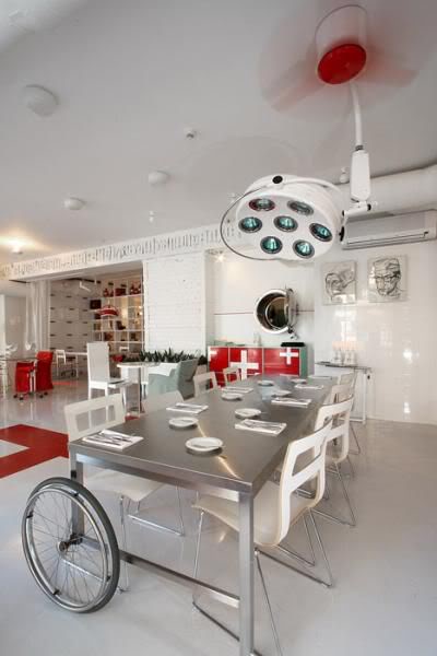 Weird Hospital Themed Restaurant in Latvia