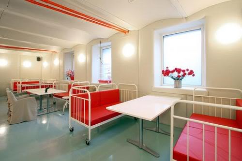 Weird Hospital Themed Restaurant in Latvia