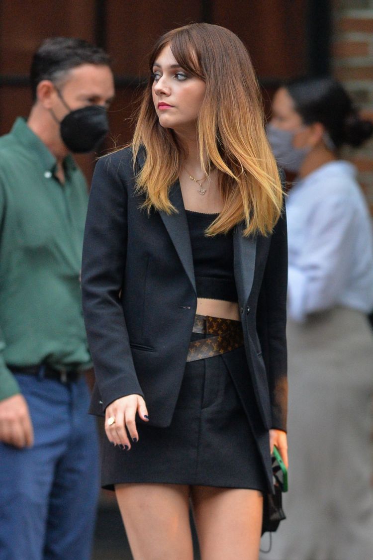 Emilia Jones Slays In Black Outfit Out In New York