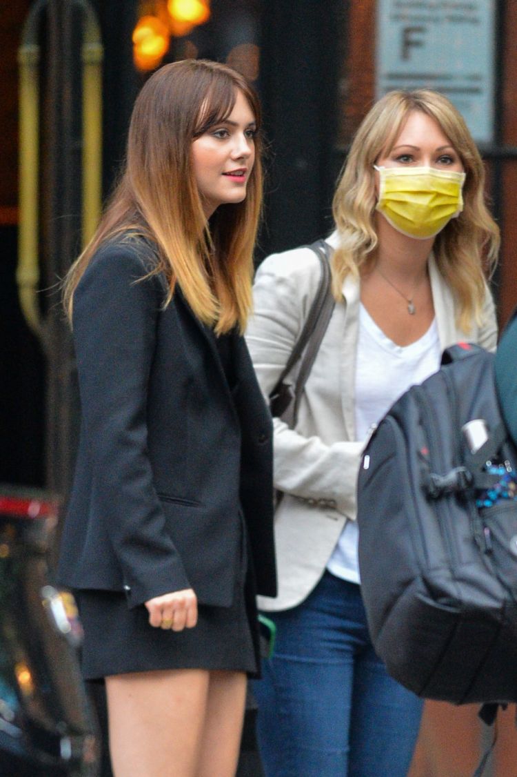 Emilia Jones Slays In Black Outfit Out In New York