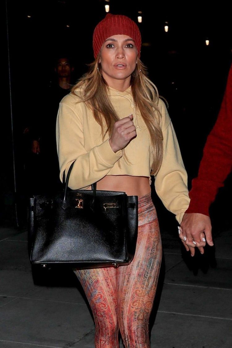 Jennifer Lopez Candids While Leaving The Live Nation Entertainment Headquarters