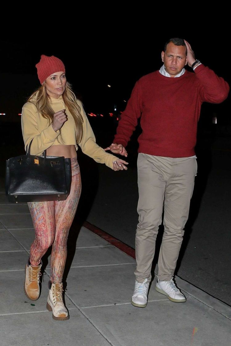Jennifer Lopez Candids While Leaving The Live Nation Entertainment Headquarters