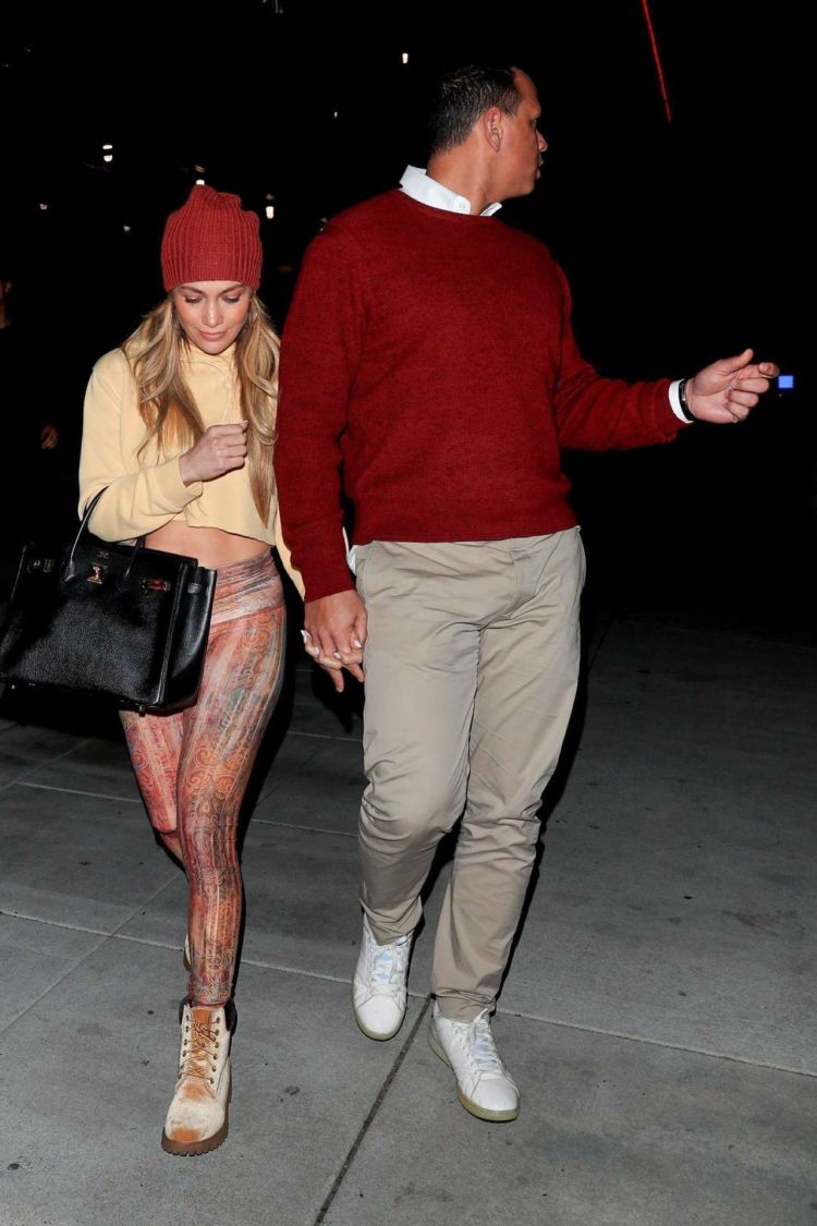 Jennifer Lopez Candids While Leaving The Live Nation Entertainment Headquarters