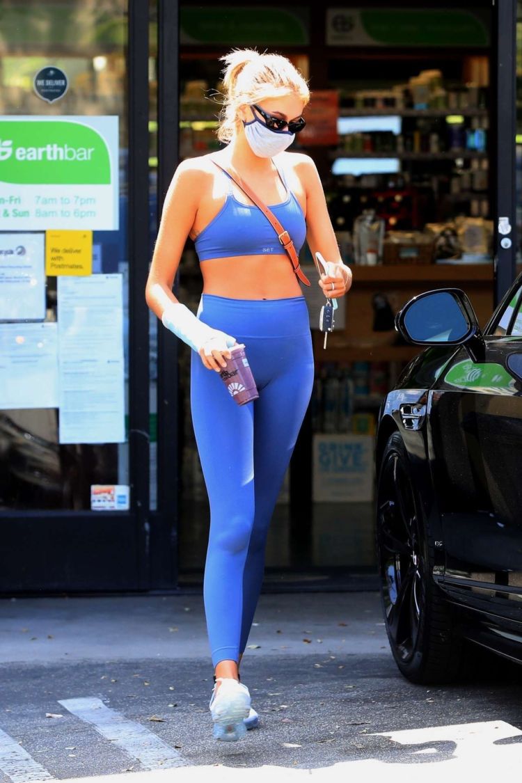 Stunning Kaia Gerber Spotted Outside Earthbar In West Hollywood