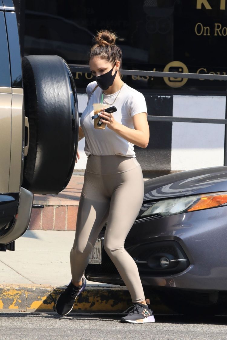 Katharine McPhee Spotted In Tights Out In West Hollywood
