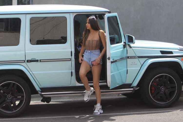Nicolette Gray Candids In Shorts While Shopping In West Hollywood
