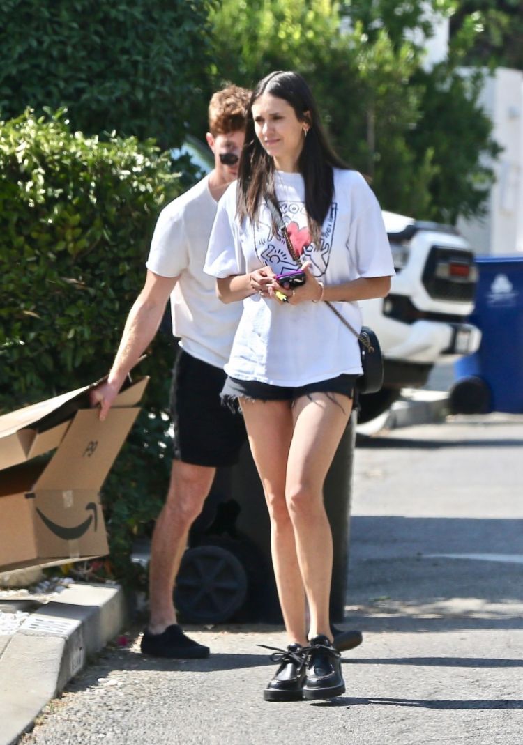 Nina Dobrev Out And About Candids In Los Angeles
