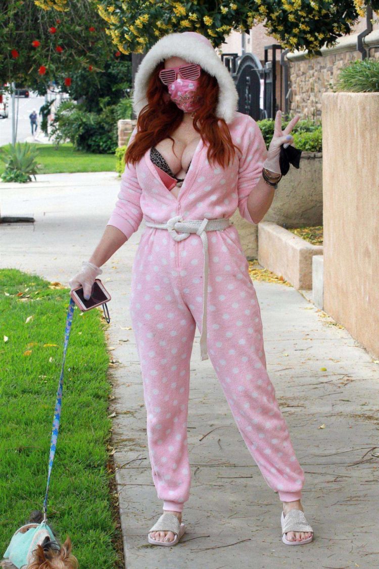 Phoebe Price Spotted Out With Her Dog In Los Angeles