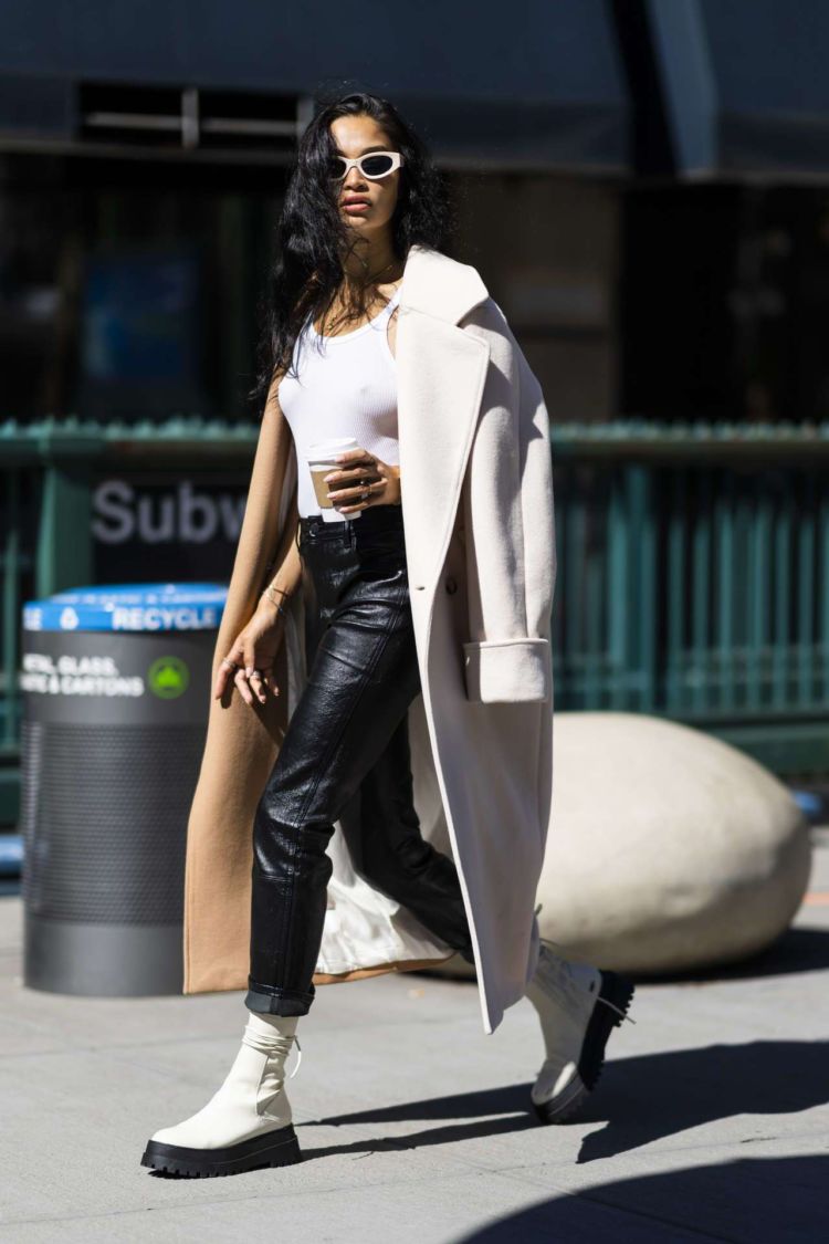 Shanina Shaik Spotted Out And About In New York City