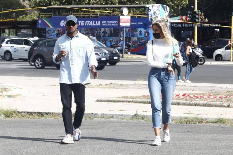 Pretty Tove Villfor Arriving At DWTS Rehearsals In Rome