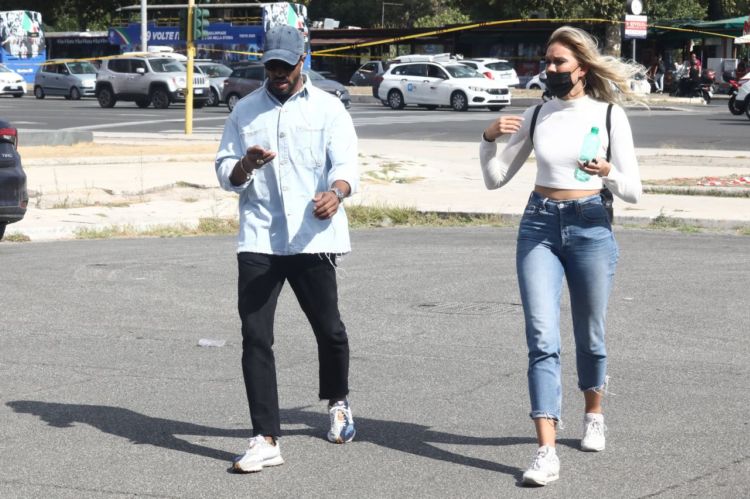 Pretty Tove Villfor Arriving At DWTS Rehearsals In Rome