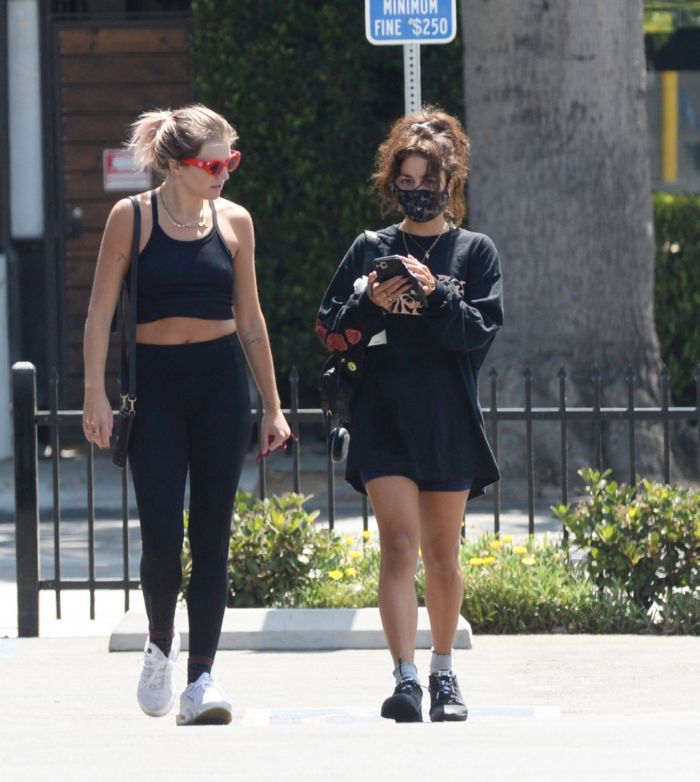 Vanessa Hudgens Candids While Leaving A Gym In Los Angeles