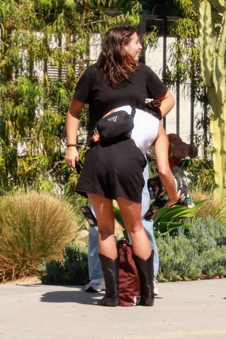 Vanessa Hudgens Spotted Leaving A Hotel In Los Angeles