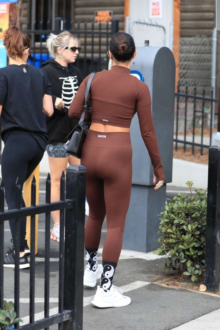 Vanessa Hudgens And GG Magree Outside Dogpound Gym In West Hollywood