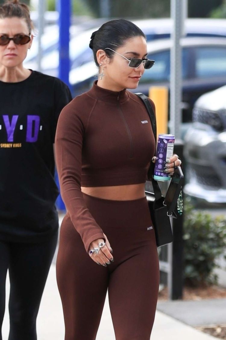 Vanessa Hudgens And GG Magree Outside Dogpound Gym In West Hollywood