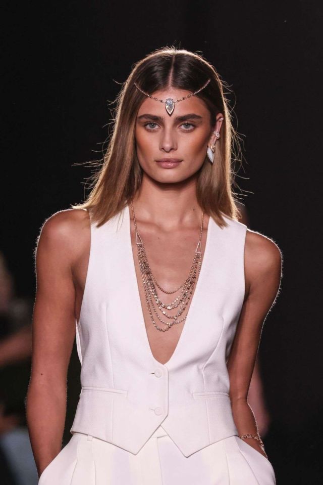Taylor Hill Walks The Ramp For Kate Moss High Jewellery Show In Paris