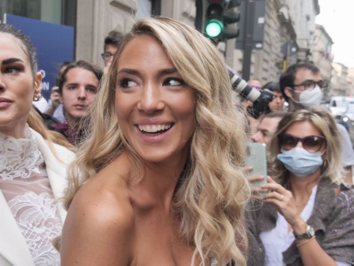 Alice Campello Morata At Ermanno Scervino Fashion Show In Milan