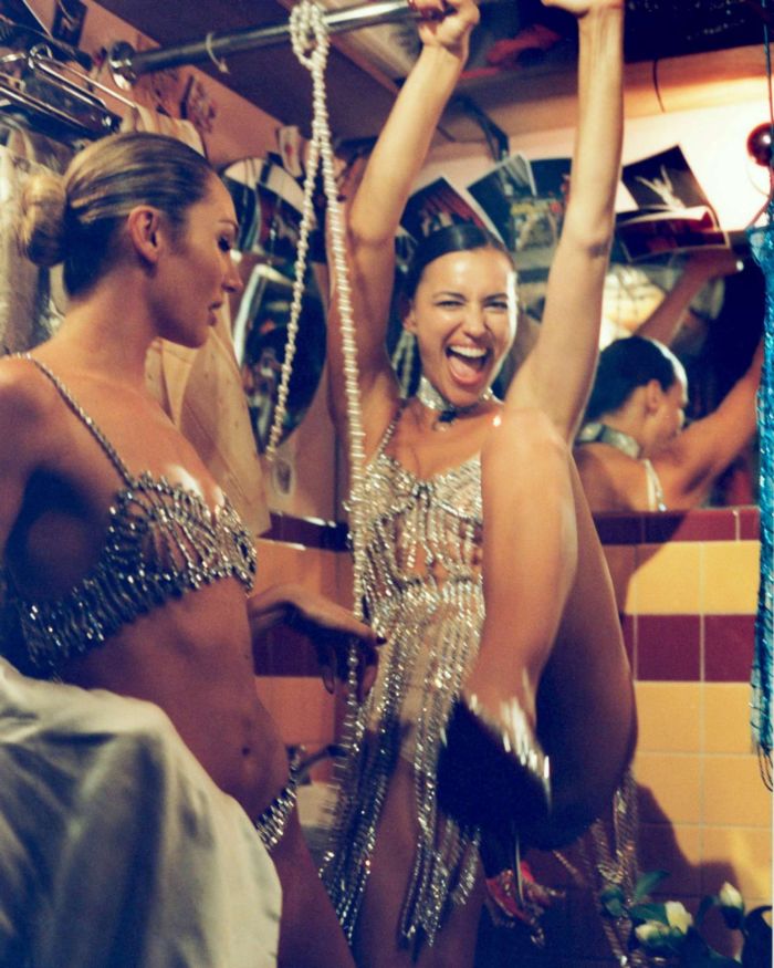 Candice Swanepoel And Irina Shayk Pose Together In Lingerie For CR Fashion Book Shoot