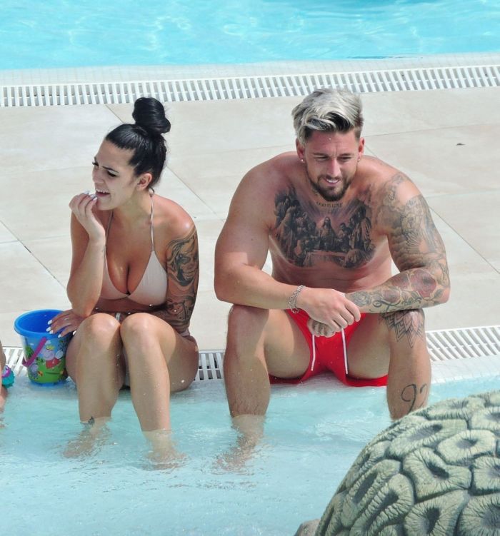 Elena Miras Vacationing In Bikini With Mike Heiter At Palma De Mallorca, Spain