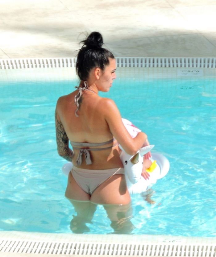 Elena Miras Vacationing In Bikini With Mike Heiter At Palma De Mallorca, Spain