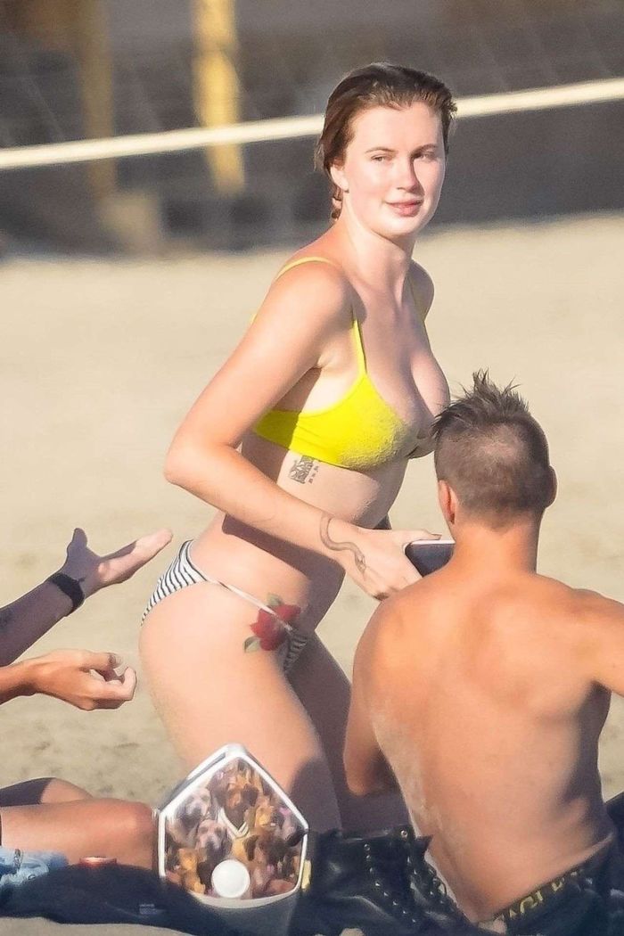 Ireland Baldwin Enjoying Bikini Vacation At The Beach In Malibu