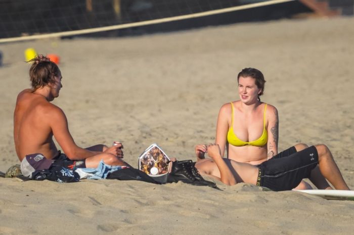 Ireland Baldwin Enjoying Bikini Vacation At The Beach In Malibu
