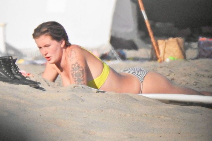 Ireland Baldwin Enjoying Bikini Vacation At The Beach In Malibu
