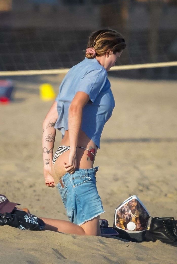 Ireland Baldwin Enjoying Bikini Vacation At The Beach In Malibu