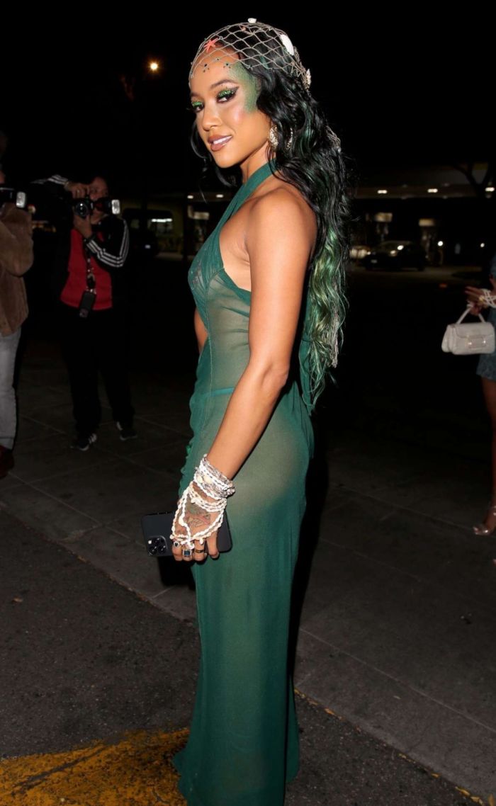 Karrueche Tran In A Hot Dress Out In Los Angeles
