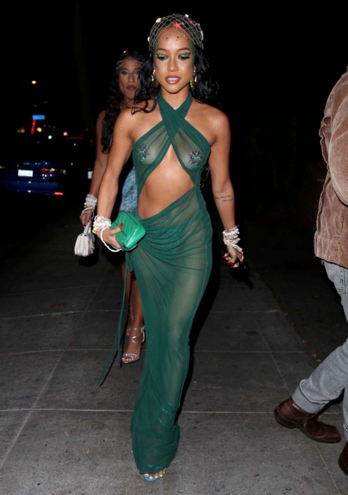 Karrueche Tran In A Hot Dress Out In Los Angeles