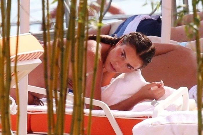 Philine Roepstorff Having Fun In A Bikini On A Yacht In Tremezzo