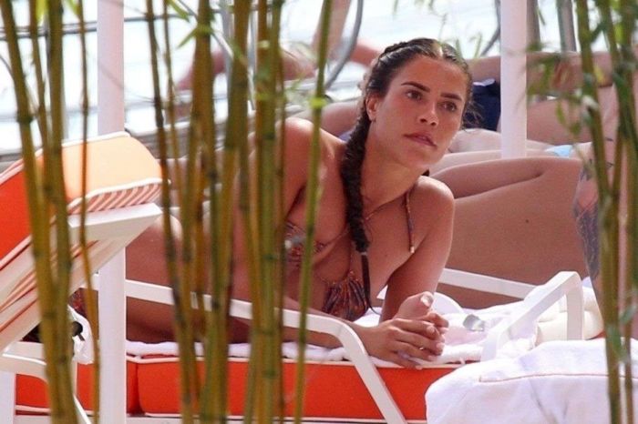 Philine Roepstorff Having Fun In A Bikini On A Yacht In Tremezzo