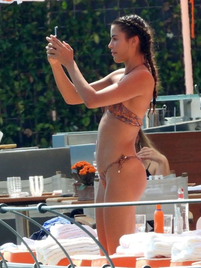 Philine Roepstorff Having Fun In A Bikini On A Yacht In Tremezzo