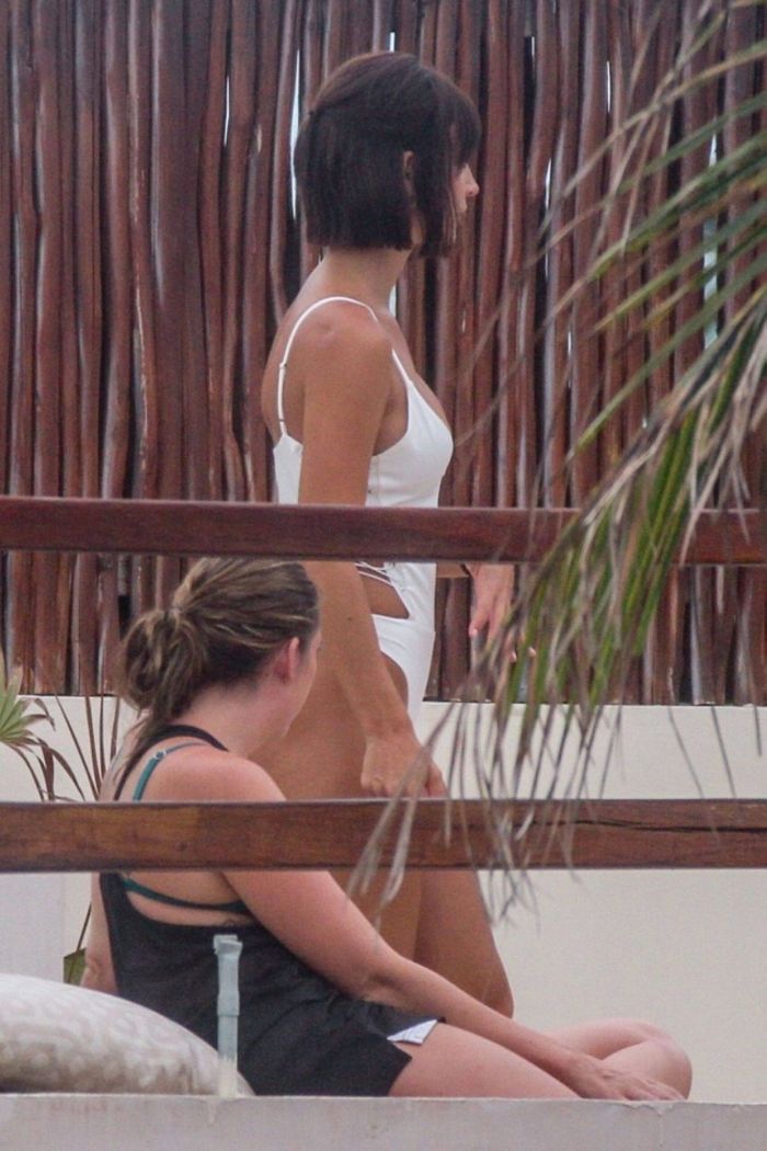Rachel Cook Candids In A Swimsuit At The Beach In Tulum