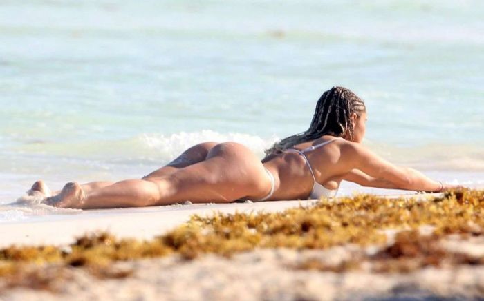 Sahara Ray In Bikini At The Beachside In Tulum