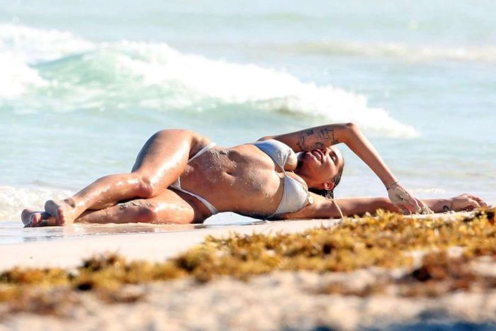 Sahara Ray In Bikini At The Beachside In Tulum