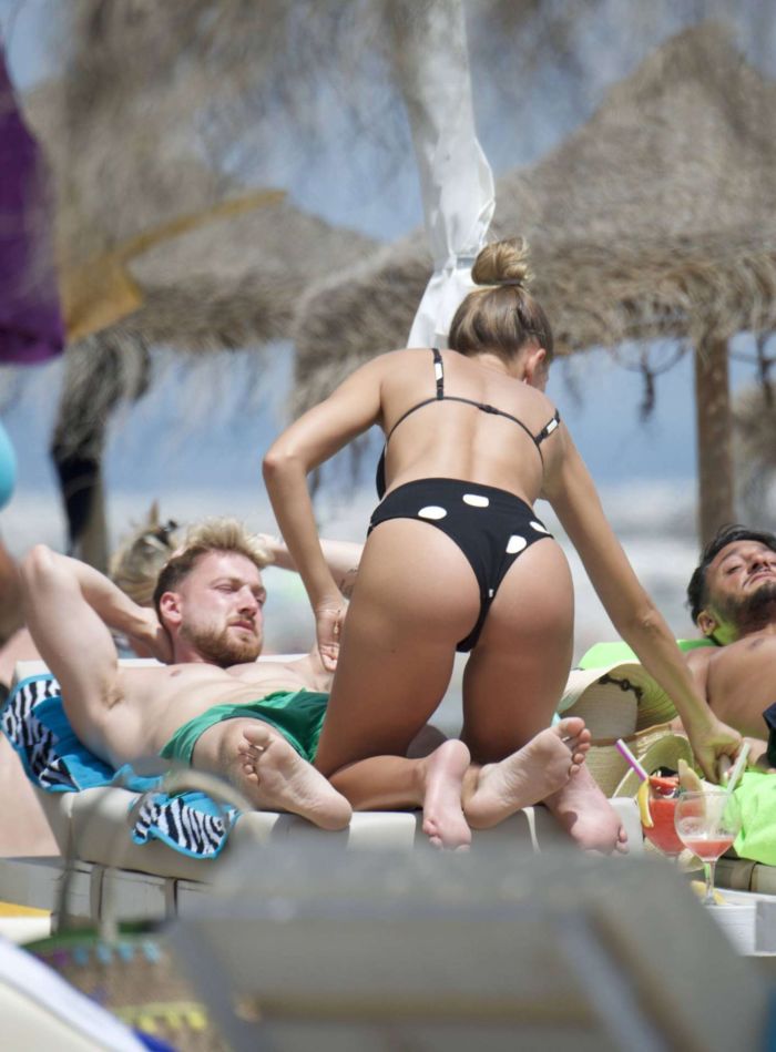 Zara McDermott An A Bikini On The Beach In Marbella